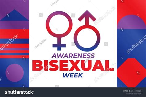 Bisexual Awareness Week Known Biweek Annual Stock Vector Royalty Free Shutterstock