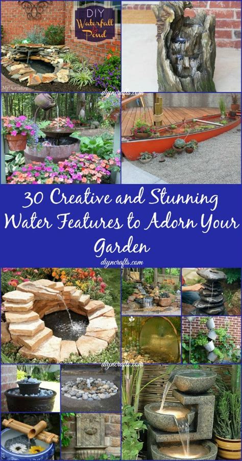 30 Creative And Stunning Water Features To Adorn Your Garden Diy And Crafts