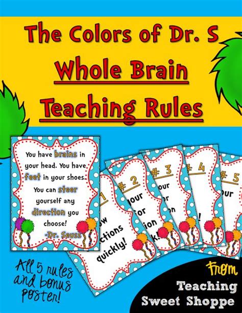 The Colors Of Dr Seusss Whole Brain Teaching Rules Book With Pictures