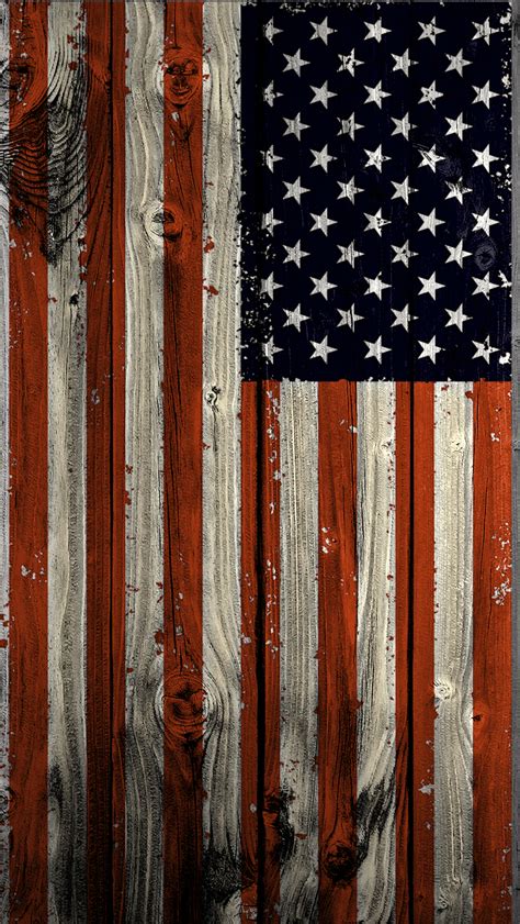 Rustic American Flag Wallpaper Wallpapersafari