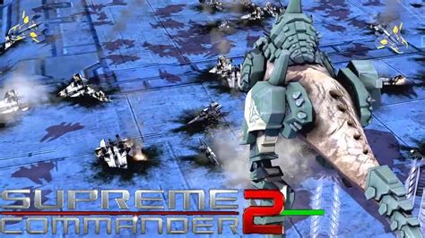 Supreme Commander 2 Four Way Duel 4 Player Ffa Multiplayer Gameplay