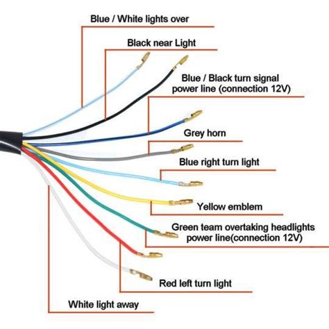 Wiring Diagram Universal Motorcycle Headlight Motorcycle Wiring Motorcycle Headlight