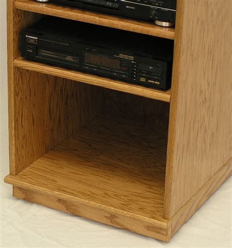 Modern Component Stereo Cabinet 53 High Oak Maple Free Shipp Usa Made