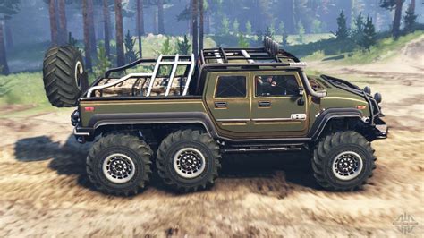 Hummer H2 6x6 For Spin Tires
