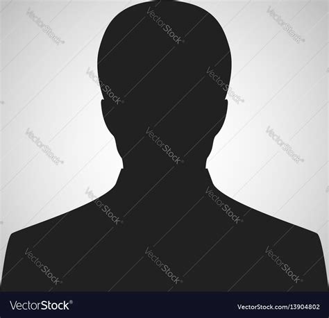 Icon Man Silhouette Royalty Free Vector Image Vectorstock