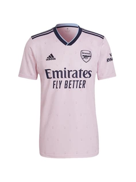 Arsenal Third Jersey Soccer Pink Uniform Mens 3rd Sportswear Football