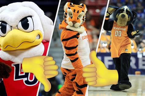 I Tirelessly Ranked All 64 College Basketball Mascots From This Years