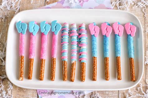 Looking for gender reveal food ideas? 35 Adorable Gender Reveal Food Party Ideas - The Postpartum Party