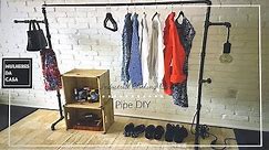 DIY Industrial Pipe Clothing Rack | Easy Pipe Clothing Rack DIY