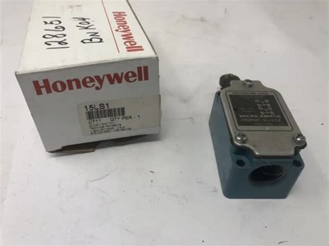 Honeywell Micro Switch Limit Switch 10a 12 Hp 15ls1 Nos 10999