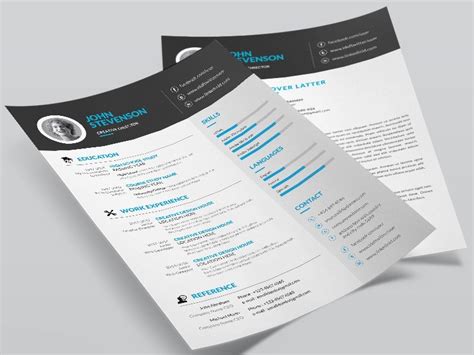 All samples are free to download. Free Creative Resume Template with Cover Letter - Free ...