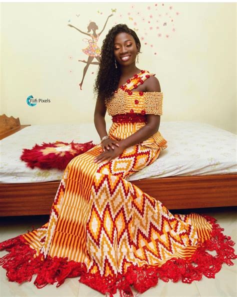 Pin By Garmah On Kente Kente Styles African Fashion Nigerian Dress