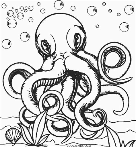 Hudtopics Octopus Adult Coloring Pages