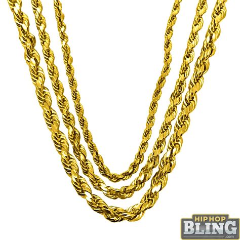 10k Gold Chains - Real Gold Hip Hop Jewelry
