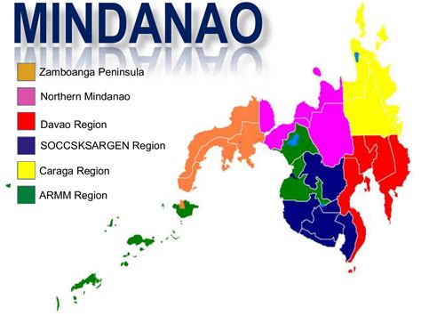 Political Map Of Mindanao