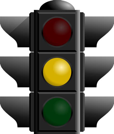 Traffic Light Yellow Clip Art At Vector Clip Art Online