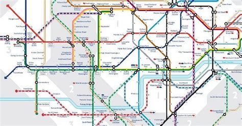 Tfl Publishes New Tube Map Showing Walking Times Between West London