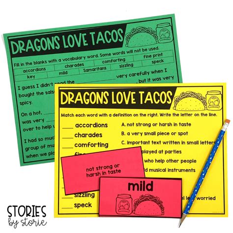 Dragons Love Tacos Activities for the Primary Classroom