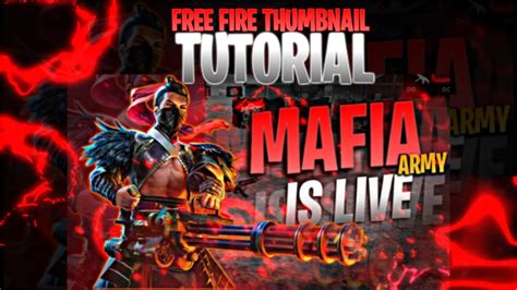 How To Make Free Fire Live Stream Thumbnail On Android Free Fire