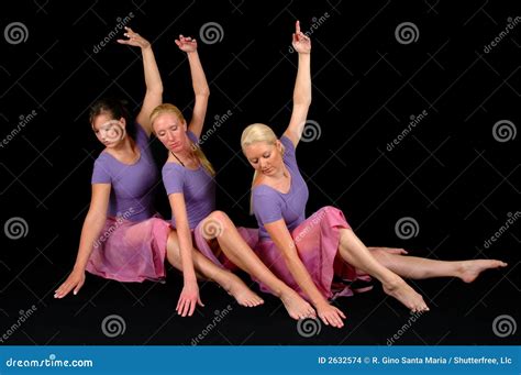 Three Ballet Dancers Stock Images Image 2632574