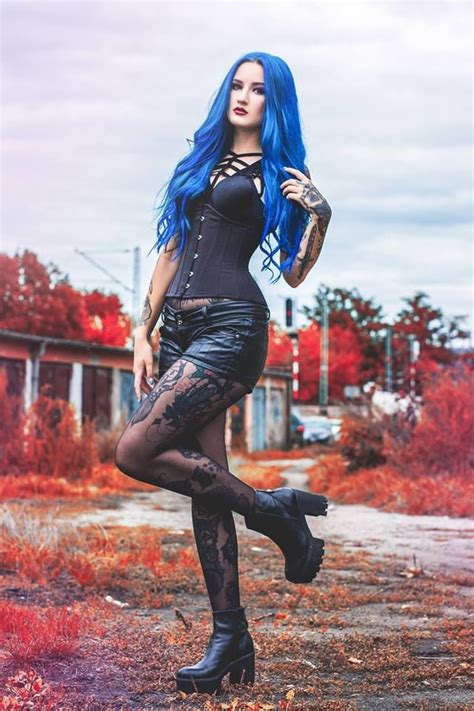 Gothicandamazing “model Blue Astrid Photo Wiktoria Mikoda Photography Welcome To Gothic And