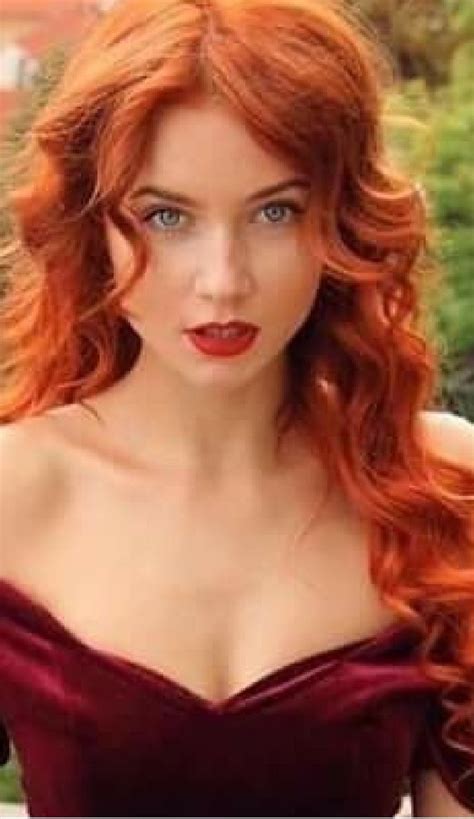 Beautiful Red Hair Model