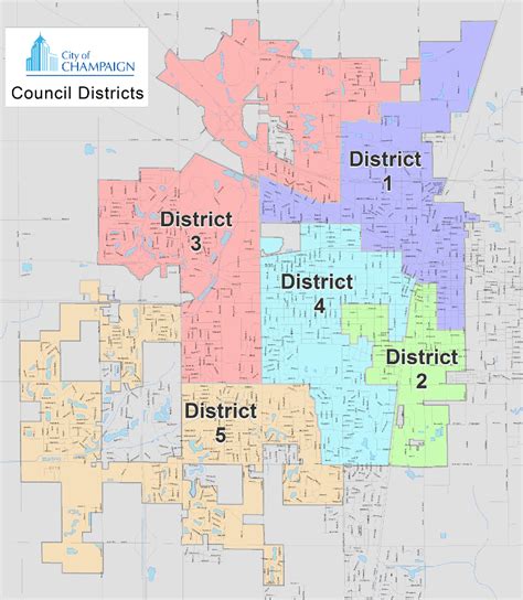Council Districts City Of Champaign