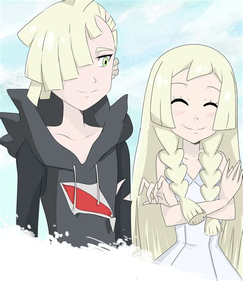Pokemon Gladion And Lillie By Aethertastic On Deviantart