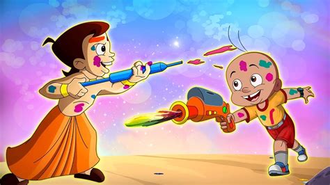 Chhota bheem and friends are having a good time preparing and celebrating for ganesh chaturthi. Holi Cartoon Images Hd