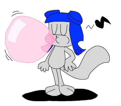 rocky with bubble gum blowing by pokegirlrules on deviantart