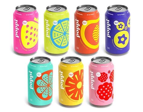 Colorful Soda Can Packaging Designs