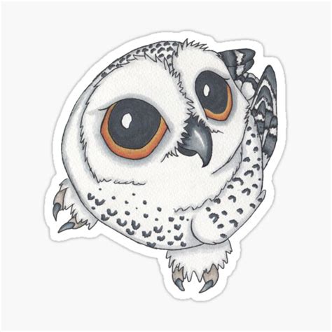 Cute Owl Stickers Redbubble