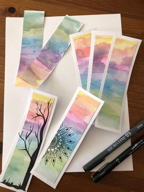 Fun Diy Bookmarks For You To Make Crafty Dutch Girl Diy Bookmarks Watercolor Bookmarks