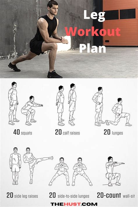 Best Legs Workout Plan For Muscle And Strength In 2020 Leg Workout