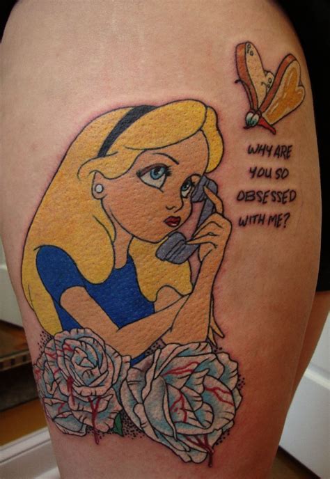 Sassy Alice Tattoo City Skin Art Studio Wonderland Tattoo Alice In