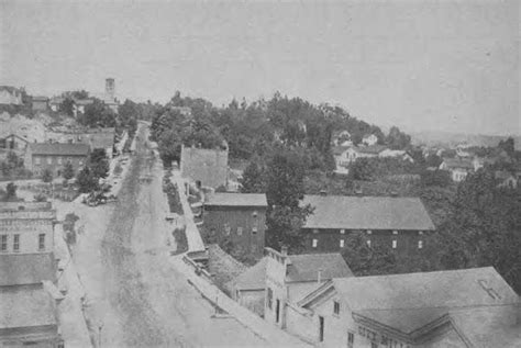 West Market St Looking From Howard St Back In The 1800s Historic