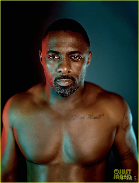 Idris Elba Strips Down For Details Magazine Cover Photo Idris Elba Magazine