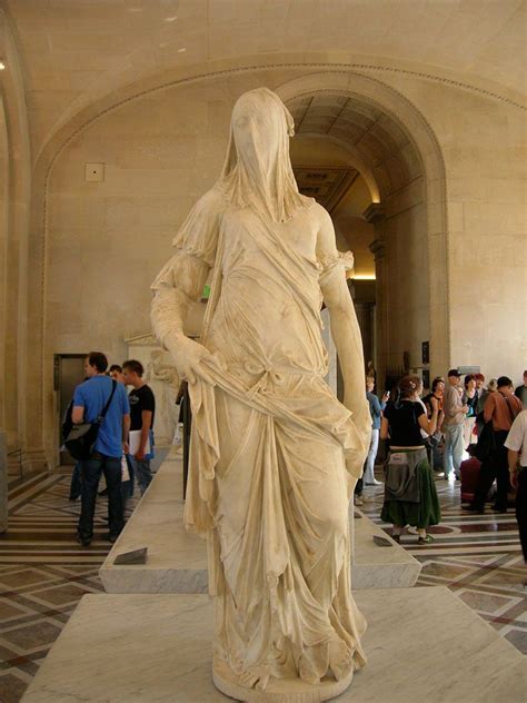 Femme Voilée Musée Du Louvre Paris Antonio Corradini Figurative