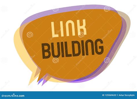 Word Writing Text Link Building Business Concept For Seo Term Exchange