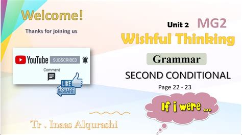 U4 Wishful Thinking Grammar Mg12 Youtube