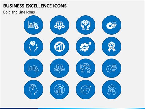 Business Excellence Icons Powerpoint Template Ppt Slides