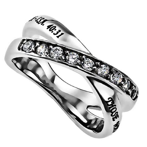 Christian Womens Stainless Steel Abstinence Isaiah 4031