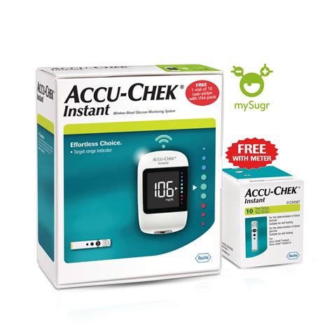 Buy Accu Chek Instant Glucometer With Bluetooth Technology And Mysugr