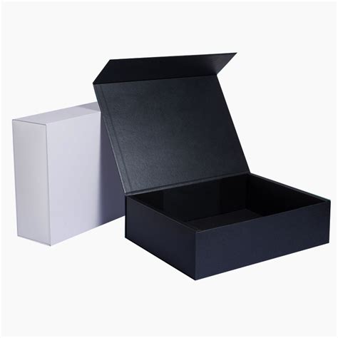 Customized Logo Matte Black Folding Magnetic T Cardboard Boxes