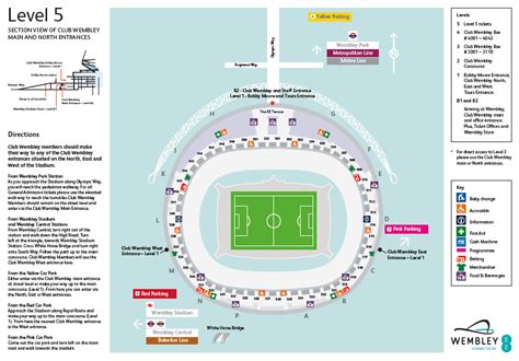Wembley Stadium Seating Plan Level 5 Map Images And Photos Finder