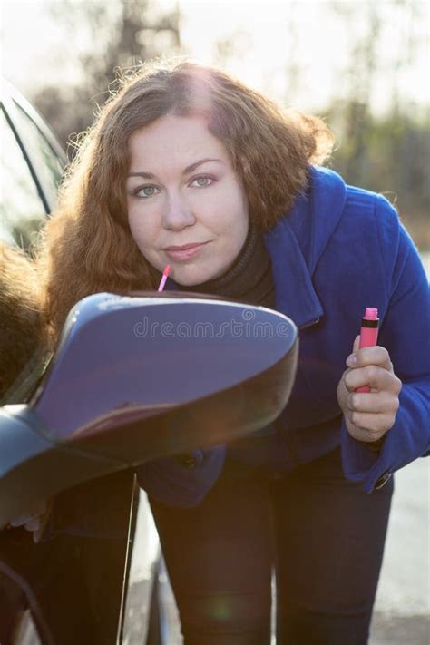 car side mirror and door with foam during car washing close up view stock image image of