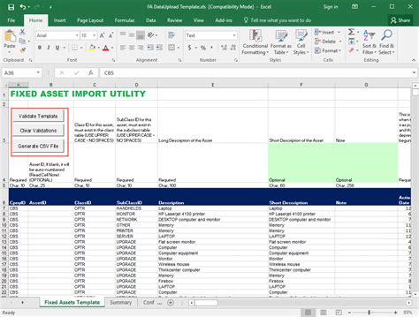Fixed Asset Depreciation Excel Spreadsheet — Db