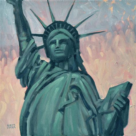 Liberty Painting By Donald Maier Fine Art America
