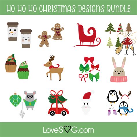 Free Ho Ho Ho Christmas Designs Bundle