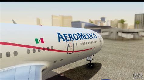 In premium economy class the seats, with up to 48.3 cm in width and a pitch of 40°, make your journey a pleasant experience. Boeing 777-200ER AeroMexico для GTA San Andreas